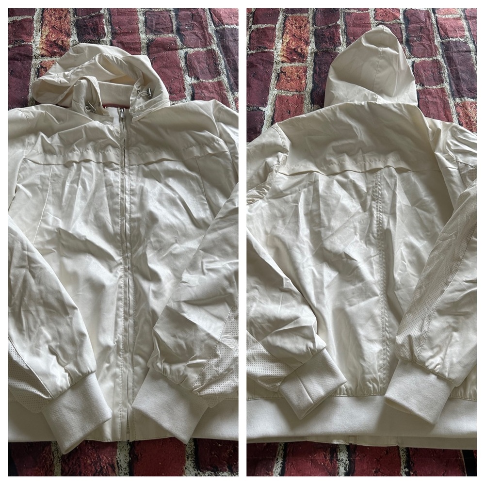 Zara Man Basic Hooded Mesh Lined Jacket Size L Pi… - image 1